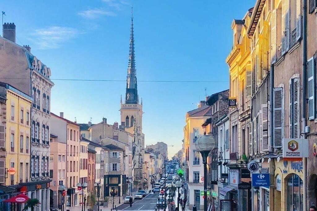 Appartamento T2 Tout Equipe Au Beau Milieu Du Centre Historique Villefranche-sur-Saône Esterno foto